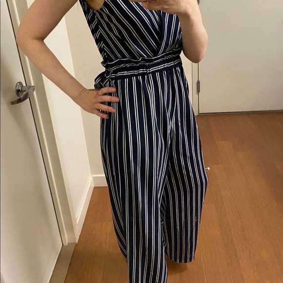 Monteau Striped Jumpsuit - Picture 7 of 7